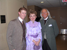 Mark Ledbetter (Leo), Sheryl Woods (Birdie) and Tim Nolen (Oscar)